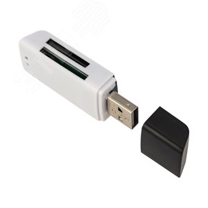 Картридер USB для TF, SD, MS, M2, 18-4116 - REXANT