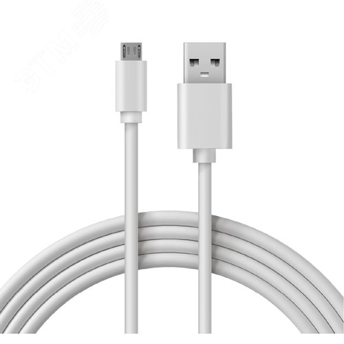 Кабель USB-micro USB, PVC, white, 1mе, 18-4269, - REXANT