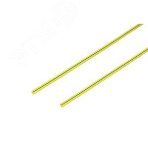 Трубка термоусадочная ТУТнг-LS (2:1)-1.5/0.75 желто-зеленая