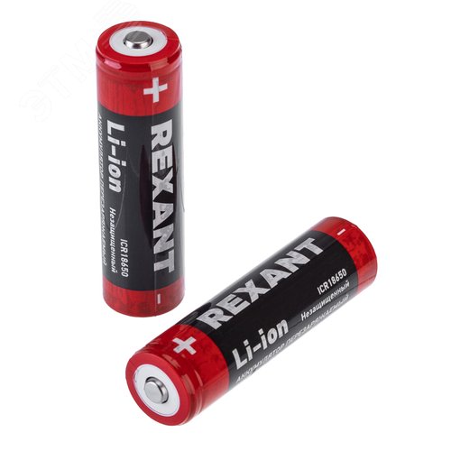 Аккумулятор 18650 unprotected Li-ion 2600 mAH 3.7 В - REXANT