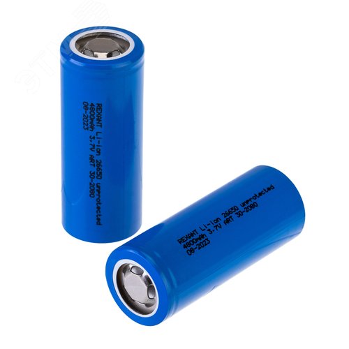 Аккумулятор Li-ion 26650 unprotected 4800 mAH 3.7 В - REXANT