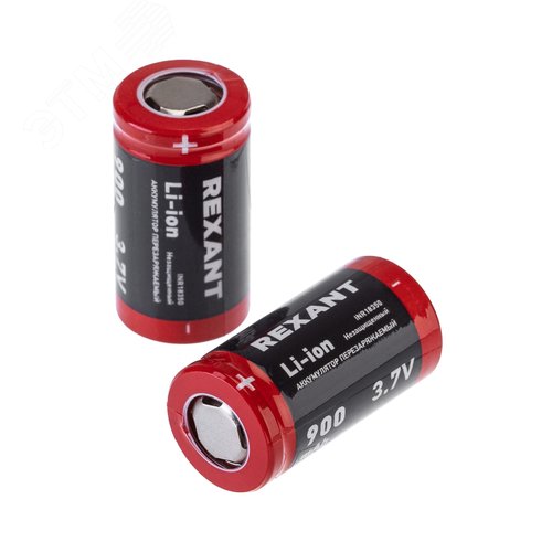 Аккумулятор Li-ion 18350 unprotected 900 mAH 3.7 В - REXANT