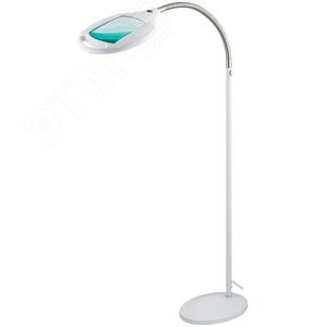 Лупа напольная , 3D, с подсветкой 42 LED, белая - REXANT