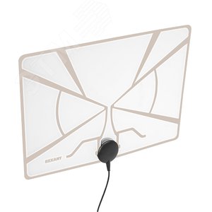 Антенна комнатная Активная для аналогового и цифрового ТВ DVB-T2 Ag-711 USB, - REXANT