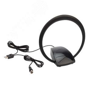 Антенна комнатная Активная с USB питанием д/цифр.телевидения DVB-T2 Ring-51, - REXANT