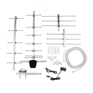 Антенна наружная Активная для цифрового ТВ DVB-T2. RX-406-DEF, - REXANT