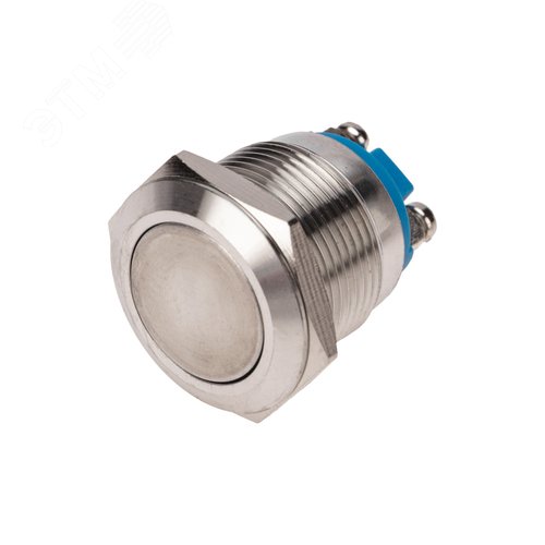 Кнопка антивандальная ?19 Б/Фикс (2с винт) (ON)-OFF плоская | 36-3411 | REXANT