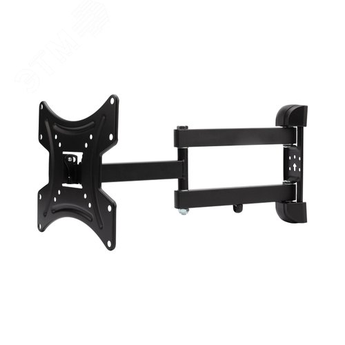 Кронштейн для телевизора 13''-43'', наклонно-поворотный, 2 колена