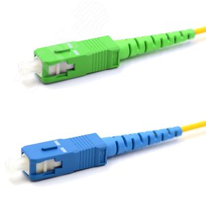 Патч-корд оптический переходной SM 9/125 OS2 SC/APC-SC/UPC Simplex LSZH 5м, - REXANT