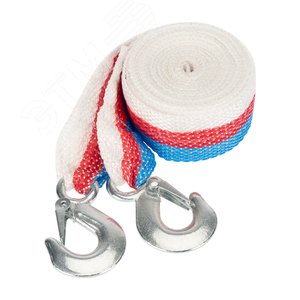 Трос буксировочный 3.5 т, 5 м, с двумя крюками, в чехле - REXANT