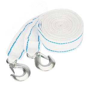 Трос буксировочный 10 т, 5 м, с двумя крюками, в чехле - REXANT