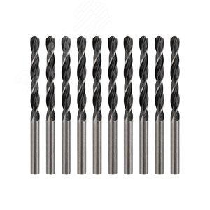 Сверло по металлу 5.0 мм HSS (упак - 10 шт.) DIN 338, REXANT