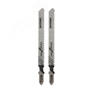 Пилка для электролобзика 100 мм 10 з/д 4-30 мм T101B (упак - 2 шт.) (дерево) - REXANT