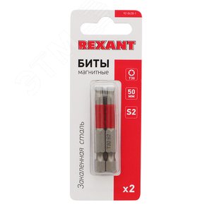 Бита Torx T-30*50 мм для шуруповерта сталь S2 (упак. 2 шт.) | 92-0430-1 | Rexant - REXANT