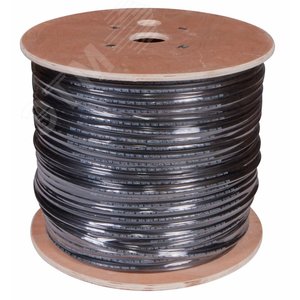 Кабель витая пара FTP 4PR 24AWG CAT5e наружный (OUTDOOR) + ТРОС - фото 3