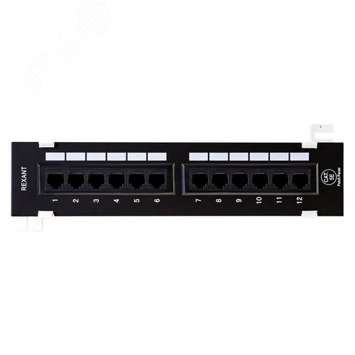 Патч-панель 10' 12 портов UTP RJ-45 CAT5e - фото 2
