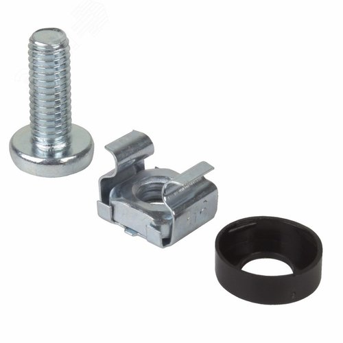 Комплект крепежа винт+шайба+гайка M6x16, 1шт - REXANT