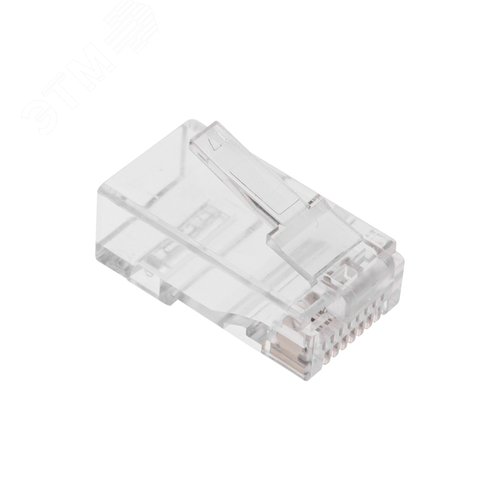 Разъем RJ-45(8P8C) под витую пару. UTP. категория 6. с вставкой, - фото 2