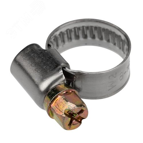 хомут червячный 8-12-0,7 мм, REXANT