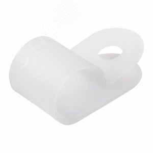 Кабельная скоба под винт REXANT 9 мм, белая,      упаковка 50 шт. 2