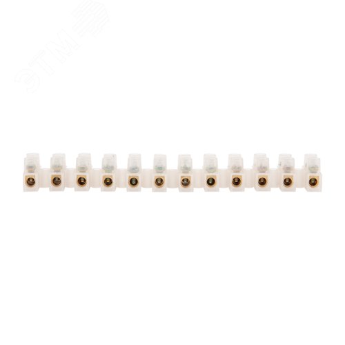 Колодка клеммная винтовая KВ-14 (6-14 кв мм), ток 20 A, полиэтилен белый (ЗВИ), REXANT 2