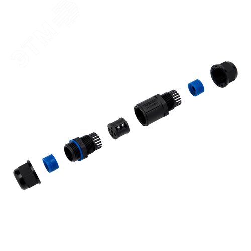 Кабельный коннектор I-образный (3PIN 0,5-1,5мм2) IP68 | 07-5960 | REXANT - фото 2