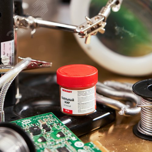 Флюс для пайки, паяльный жир АКТИВНЫЙ, 20 мл, банка 2