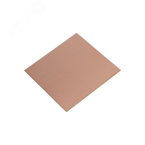 Стеклотекстолит 1-сторонний 100x100x1.5 мм 35 00 (35 мкм), REXANT - фото 2