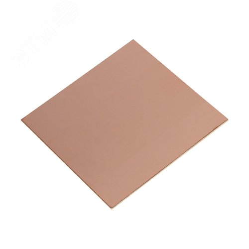 Стеклотекстолит 1-сторонний 200x200x1.5 мм 35 00 (35 мкм), REXANT - фото 2