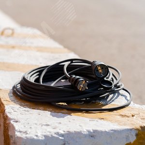 Удлинитель-шнур КГ 3х1.5 10 м, морозостойкий, с/з, 16 А, 3500 Вт, IP44 - фото 2