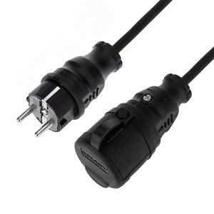 Удлинитель-шнур на рамке КГ 3х1.5, 20 м, морозостойкий, с/з, 16 А, 3500 Вт, IP44 - фото 2