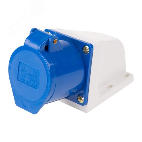 Розетка 123 стационарная 2Р+РЕ 32А 220В IP44, REXANT 2