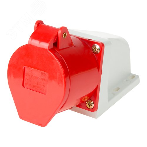 Розетка 125 стационарная 3Р+РЕ+N 32А 380В IP44 - фото 2
