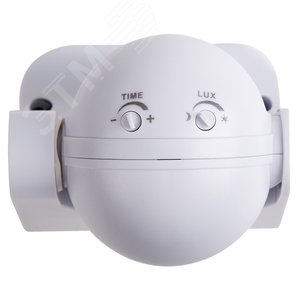 Датчик движения настенный ДДС02 180 градусов 1200 Вт 3-2000Лк 12 м 10-420 секунд IP44 2