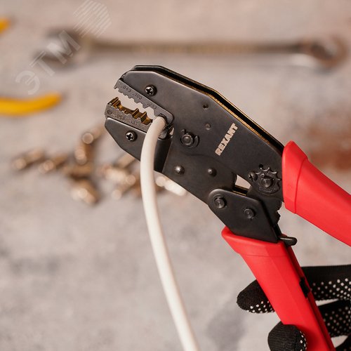 Кримпер для обжима F и BNC разъемов RG-59, RG-58, RG-62, RG-174, F.O. 2