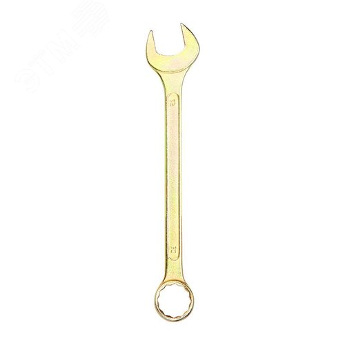 Ключ комбинированный 32 мм, желтый цинк 2
