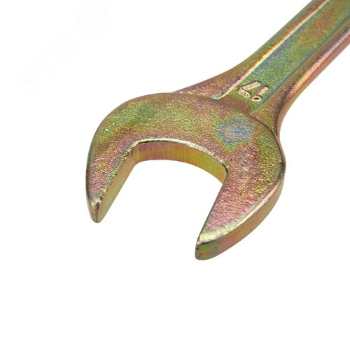 Ключ рожковый 13х17 мм, желтый цинк 3