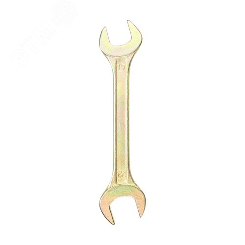 Ключ рожковый 19х22 мм, желтый цинк 3