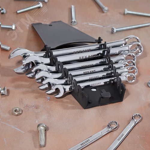 Набор ключей комбинированных (8-19 мм), CrV 3