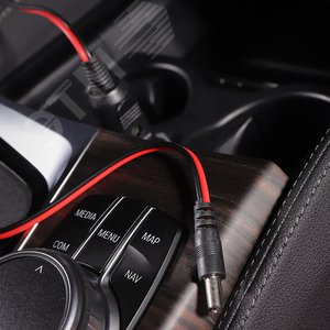Автозарядка с индикатором 2.1х5.5 разъем АЗУ шнур прямой 1.5 м 2