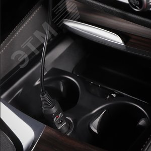 Автозарядка с индикатором 1.4х3.4 разъем АЗУ шнур прямой 1.5 м 2