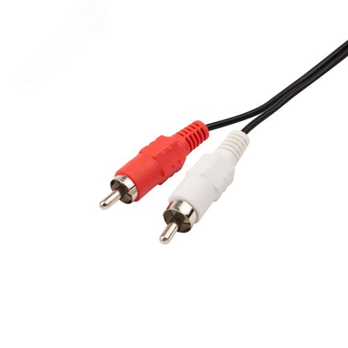 Аудио кабель 3.5 мм - 2 RCA, 1.2 м, СМАРТКИП - фото 2
