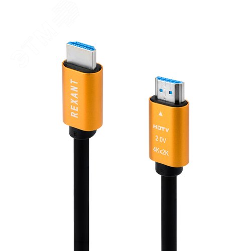 Кабель HDMI - HDMI 2.0, 3м., GOLD - REXANT