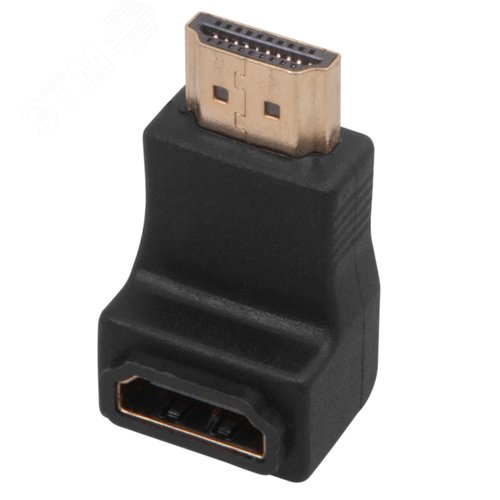 Переходник штекер HDMI - гнездо HDMI, угловой,, - фото 2