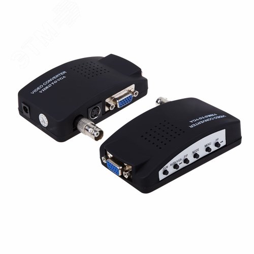 Конвертер BNC\RCA + S-video на VGA (в комплекте переходник гн. BNC – шт. RCA),, - фото 2