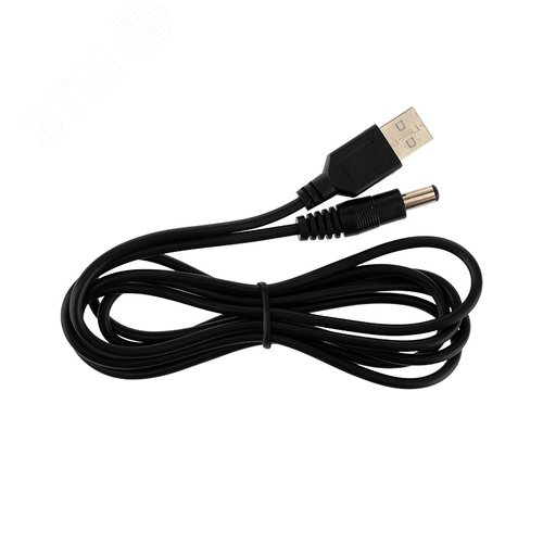 Кабель USB штекер-DC разъем питание 2,1х5,5       мм,длина1,5 м (etm18-0231) - фото 2