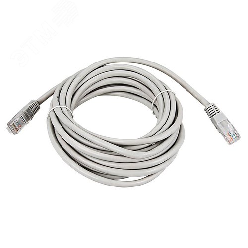 Патч-корд U/UTP CAT5e PVC серый 5 м - фото 2