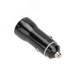 Автозарядка в прикуриватель АЗУ USB-A QC 3.0+USB-C PD 38 Вт черная - фото 3
