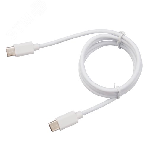 Кабель Type-C - Type-C PD 60W/1m/PVC/white/ REXANT |18-1831 | REXANT - фото 3