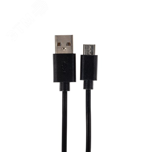 Кабель USB-Type-C, PVC, black, 1m, 18-1881, 2